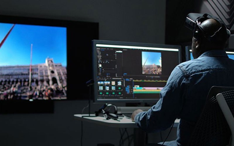 Adobe provides tools that boost efficiency, creativity and innovation Creative designer using Adobe software