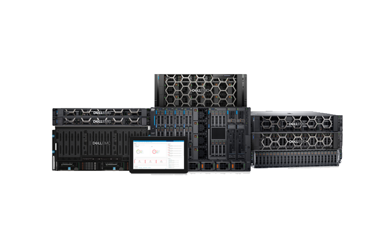 Dell EMC provides devices for your workforce Dell IT technician setting up Dell device for office