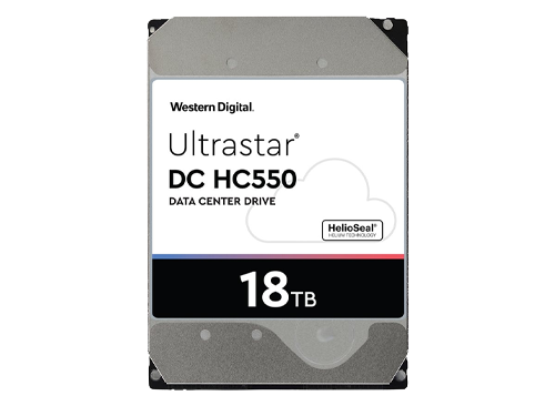 Ultrastar DC HC550 WUH721818ALE6L4 - hard drive - 18 TB - SATA 6Gb